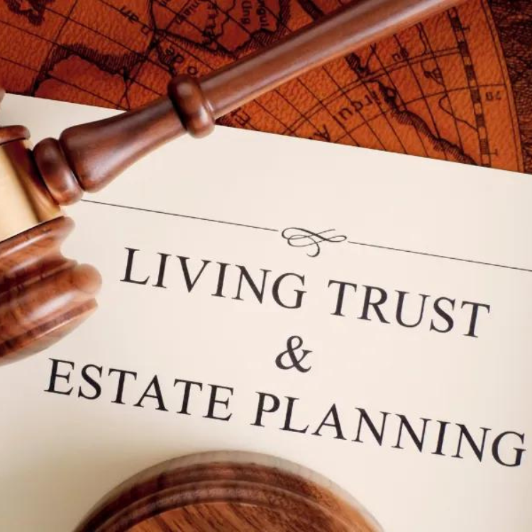 a photo of trusut and estate planning documents